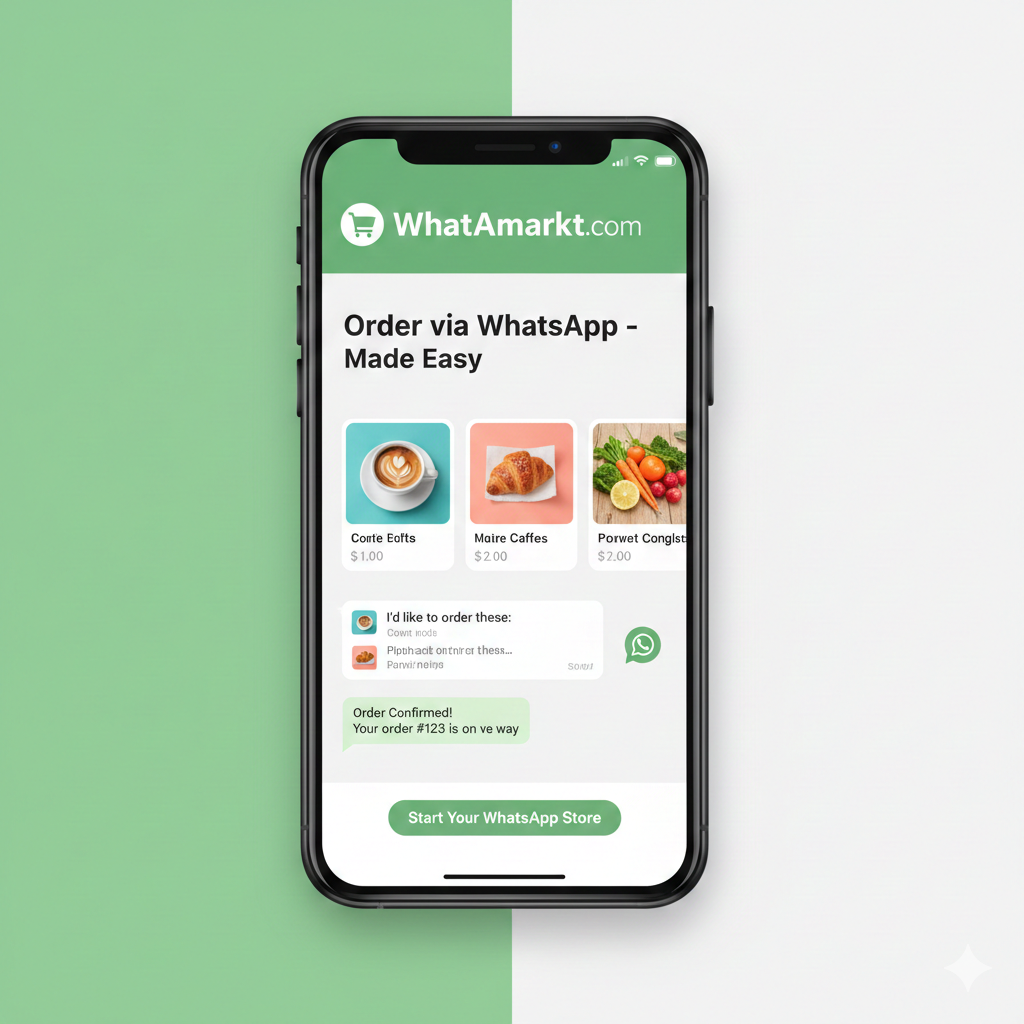 Streamline Your Sales - Taking Orders via WhatsApp with WhatAmarkt